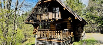 Cabane du Hibou - Wood fireplace - Mont Owl's Head