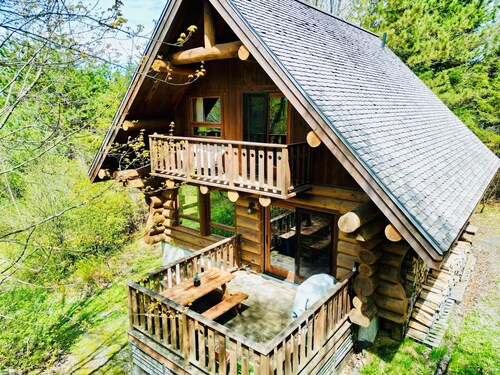 Cabane du Hibou - Wood fireplace - Mont Owl's Head