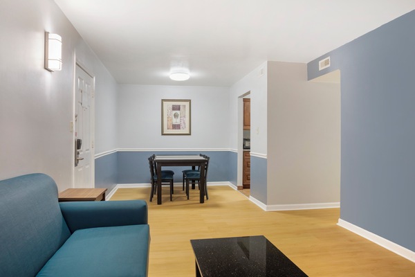 Studio, 2 Queen Beds, Non Smoking | Desk, blackout drapes, iron/ironing board, WiFi (free)