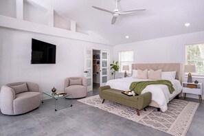 6 bedrooms, iron/ironing board, travel cot, free WiFi