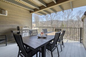 Grand Condo | Terrace/patio - 201 Verbier Building 14 - The Lookout (Mont-Tremblant)