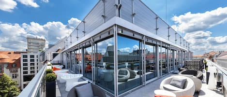 Terrasse sur le toit
