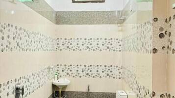 Towels, soap, toilet paper