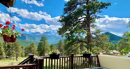 Best Views-Coaster Passes-Next to RMNP-Pool-Hot Tub-Fireplace-King Bed-A/C-BBQ