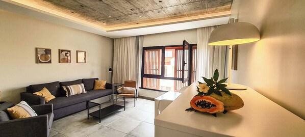 Appartement (1 Open Bedroom) | Aire de séjour