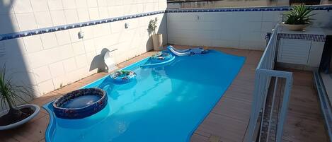 Indoor pool, free cabanas, pool umbrellas