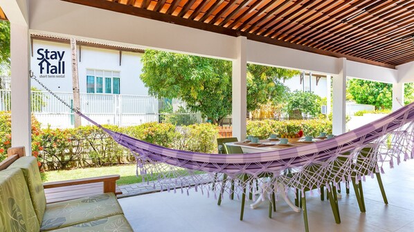 Vila básica | Vista para o jardim