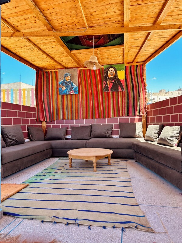 Terrace/patio - Aourir soul hostel (Aourir)