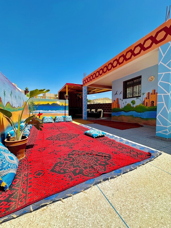 Terrace/patio - Aourir soul hostel (Aourir)