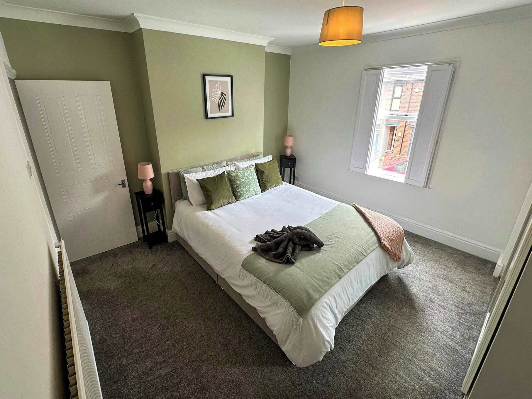 2 間睡房、熨斗/熨衫板、免費 Wi-Fi、床單