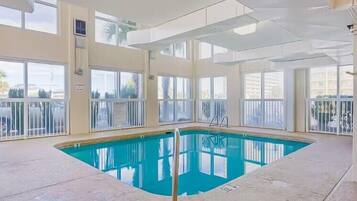 Indoor pool, a heated pool