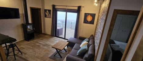 TV connectée, cheminée