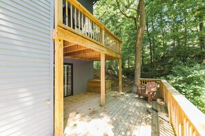 Terrace/patio - Moores Place -Wooded View-Great Location-Game Rm-by IU (Bloomington)