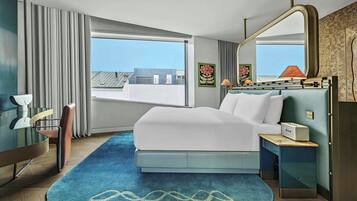 Suite, 1 King Bed, City View | 1 bedroom, hypo-allergenic bedding, minibar, in-room safe