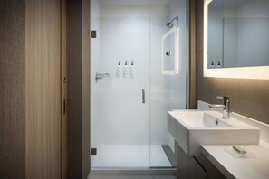 Suite, 1 King Bed | Bathroom | Hair dryer, towels, soap, shampoo - SpringHill Suites by Marriott Newburgh Evansville (Newburgh)