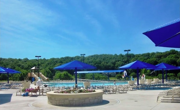 Indoor pool, outdoor pool