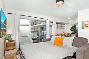 2 dormitorios, tabla de planchar con plancha, wifi gratis y ropa de cama