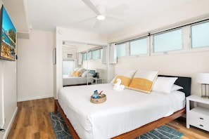 2 chambres, fer et planche à repasser, lit parapluie, Wi-Fi gratuit