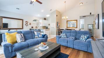 Smart TV, fireplace, offices