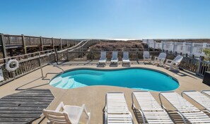 Pool - Hobbs Realty - “Summer Breeze” | Oceanfront Home w/ Private Pool & Hot Tub (Holden Beach)