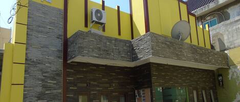 Façade de l’hébergement