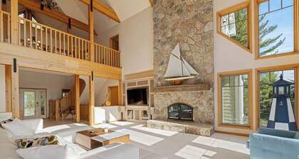 Stunning Luxury Home on the Sandy Beach Shores of Lake Michigan!!