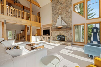 Stunning Luxury Home on the Sandy Beach Shores of Lake Michigan!!