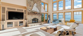 Stunning Luxury Home on the Sandy Beach Shores of Lake Michigan!!