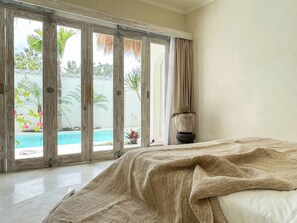 Design Villa, Patio, Pool View | View from room