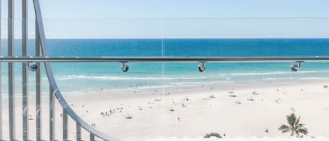 Blick vom Balkon