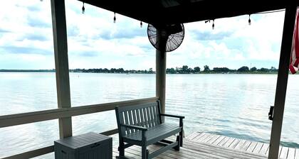It's About River Time, a 3BR/3BA house on False River, fenced yard & large pier!