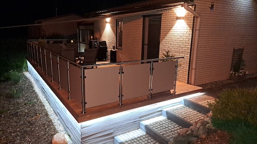 Ferienhaus 'Ferienhaus Stauseeblick' mit Seeblick, privater Terrasse und WLAN