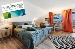 1 slaapkamer, een strijkplank/strijkijzer, gratis wifi, beddengoed