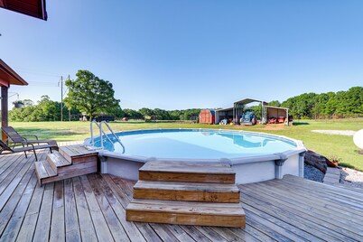 Neosho Home on 90 Acres w/ Private Pool & Fire Pit
