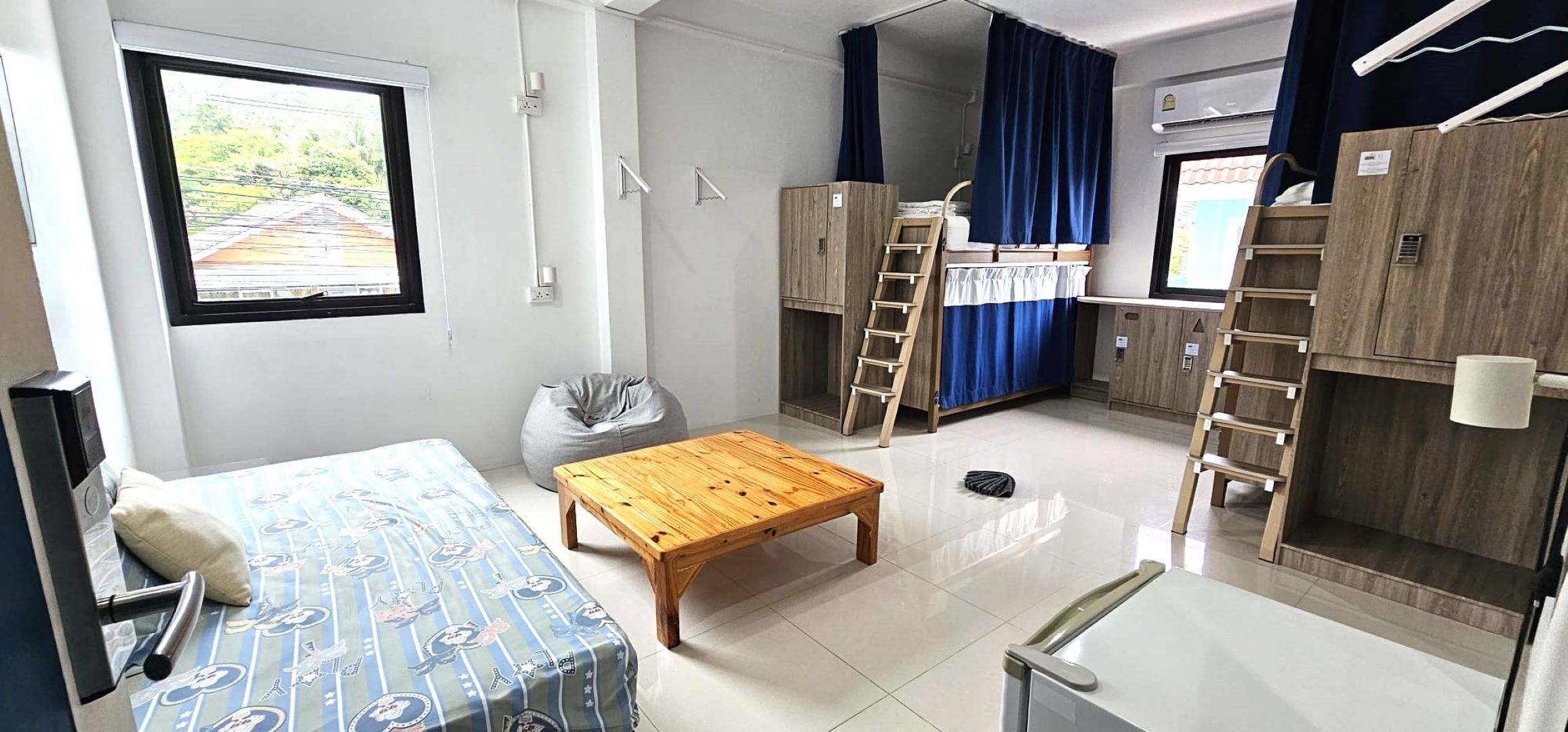 Comfort Shared Dormitory, Men only | Peralatan tempat tidur hipoalergenik, dihias secara berasingan 
