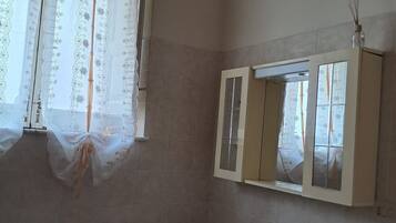 Een douche, een haardroger