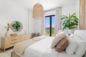 2 bedrooms, in-room safe, iron/ironing board, WiFi