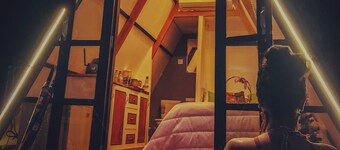 The WE2 - Aframe with Romantic Pool & Workspace