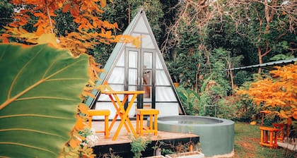 The WE2 - Aframe with Romantic Pool & Workspace