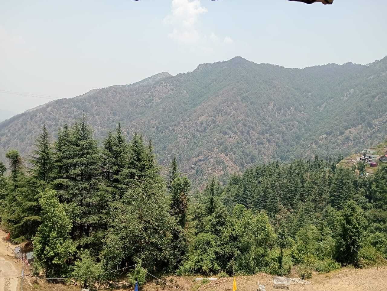 숙박 시설에서 보는 시내 전망
