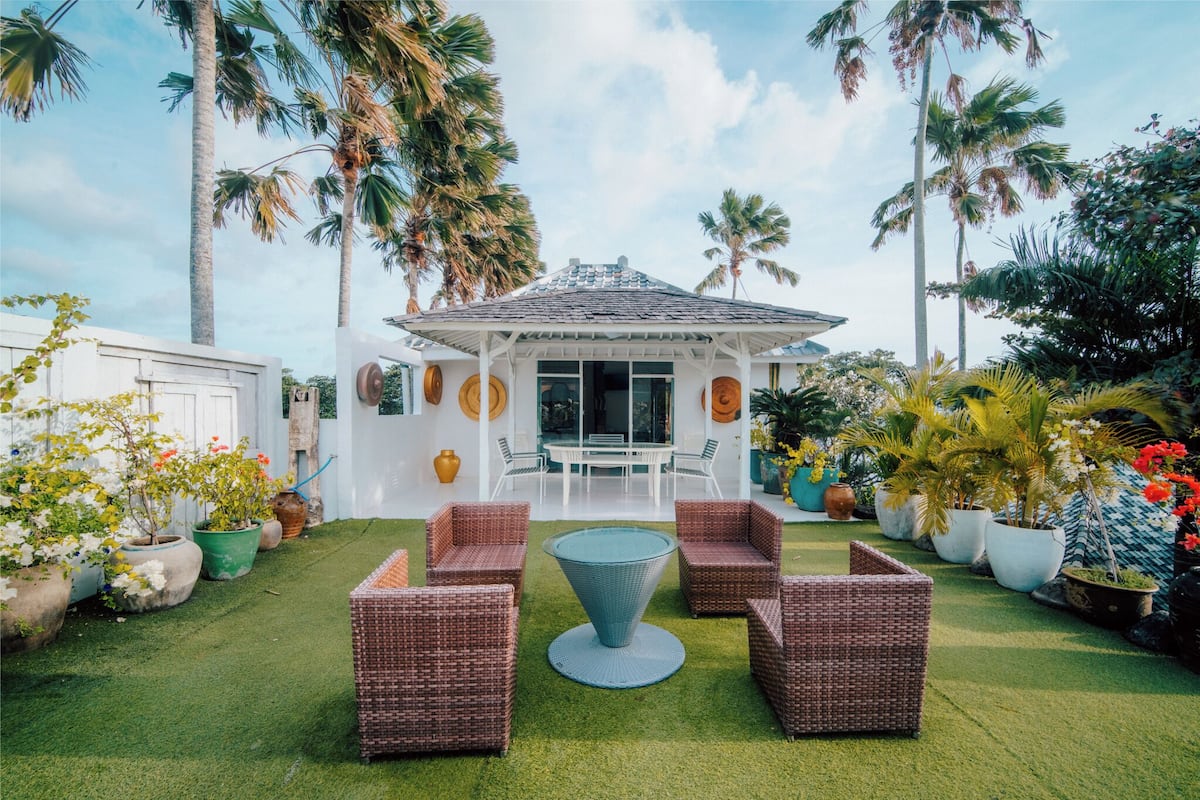 Quarto casal luxo | Terraço/pátio