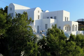 Exterior - PRESIDENTIAL VILLA  exudes the tranquility and allure of a Cycladic oasis. (Fira)
