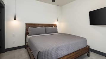 1 habitación, tabla de planchar con plancha, wifi y ropa de cama