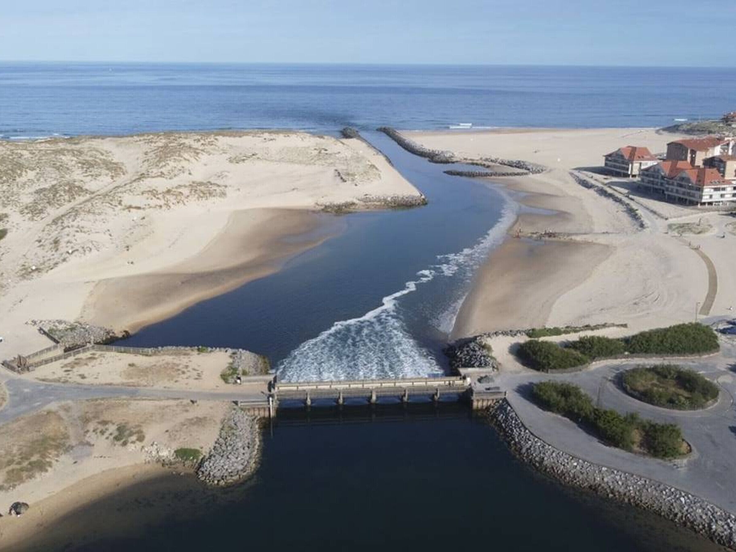 Accommodatie ligt op het strand
