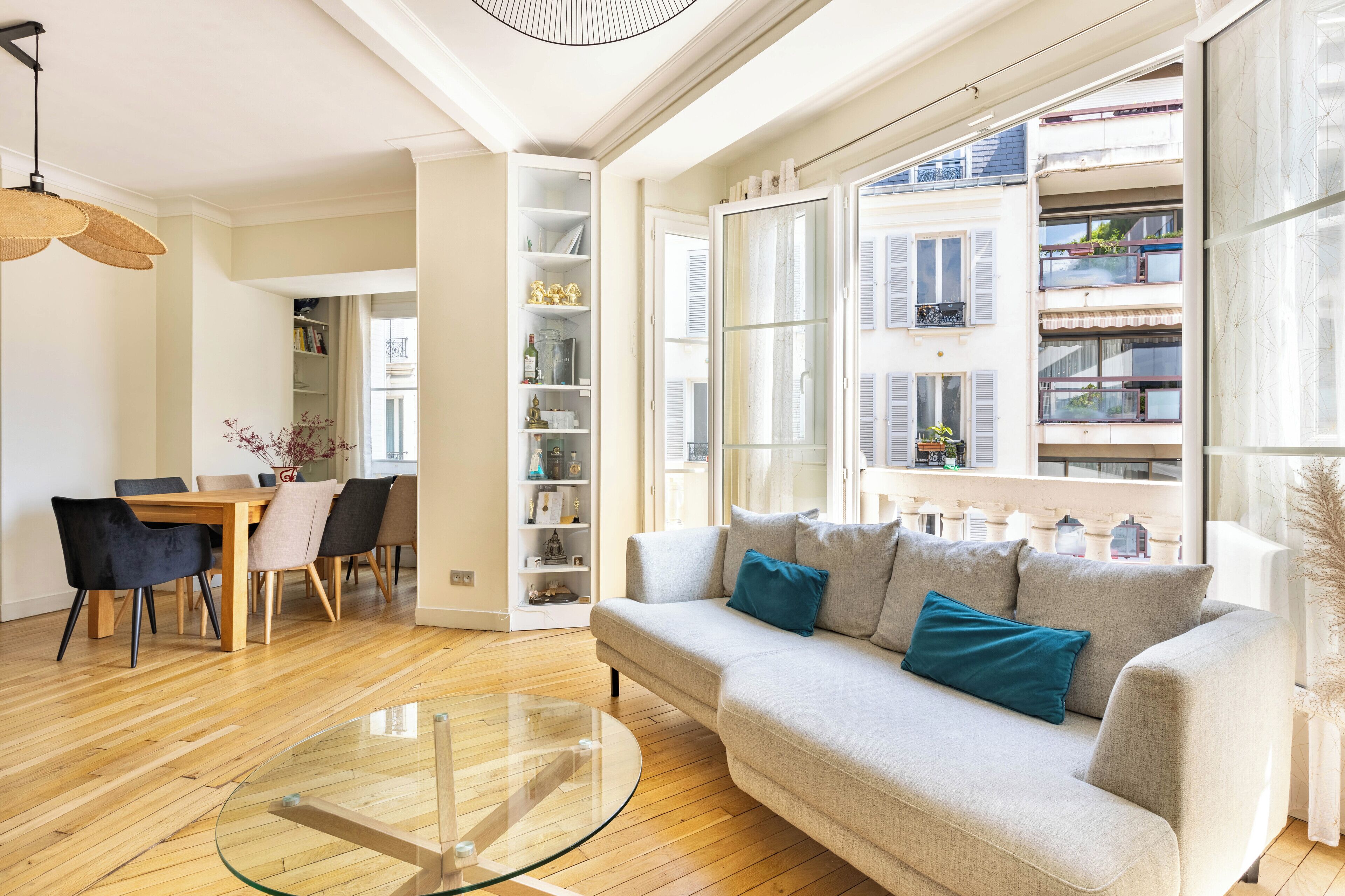 TV connectée, cheminée