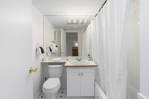 Hair dryer, towels