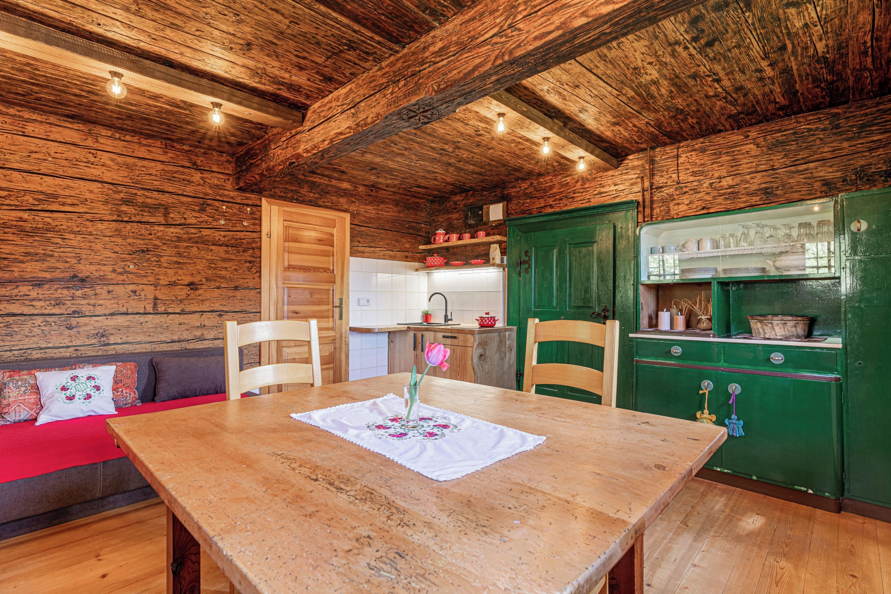 Chalet familiar, varias habitaciones (Chalet Jurij & Lena embraced by) | Cocineta privada | Utensilios de cocina 