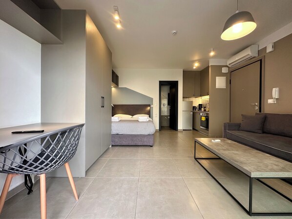 1 sovrum, strykjärn/strykbräda, gratis wi-fi och sängkläder