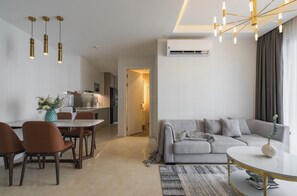 Luxury Apartment, 2BR2BA | Living area - Hagi APT - Vinhomes D'Capitale in Ha Noi (Hanoi)