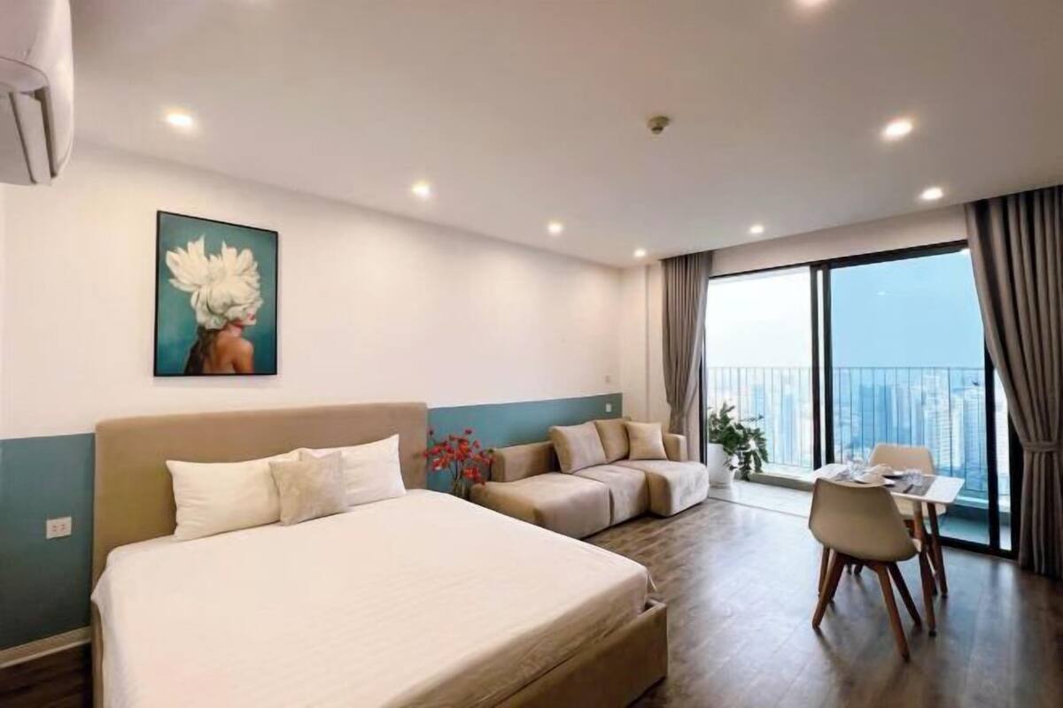 1 dormitorio, cortinas opacas, sistema de insonorización